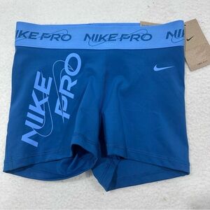 Women’s Nike Pro Deep Blue Shorts